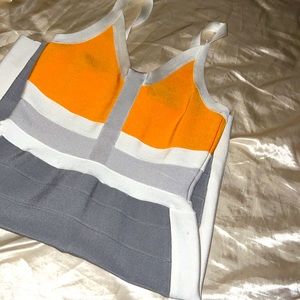 Colorblock bodycon dress✨